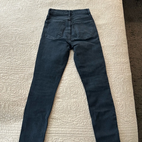 AGOLDE NICO high rise slim fit size 23 black jeans in excellent condition! - Picture 7 of 7